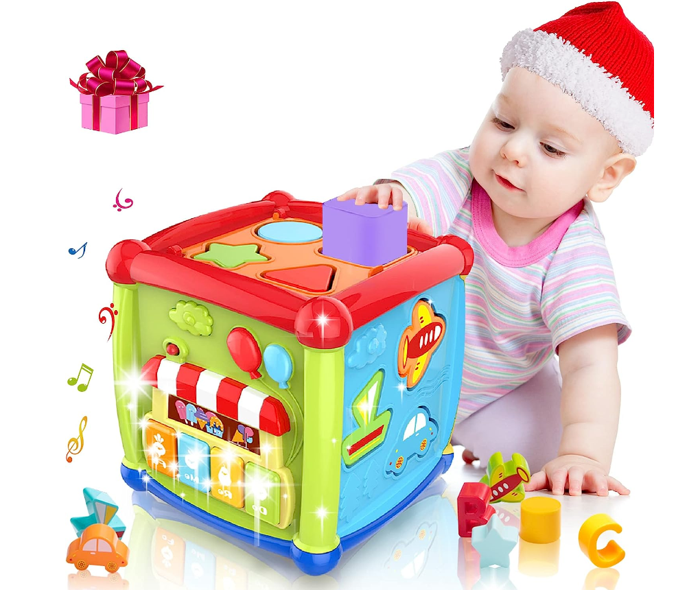 Baby Toys for 1 Year Old Boys Girls Baby Toys 6 to 12 Months Music Activity Cube