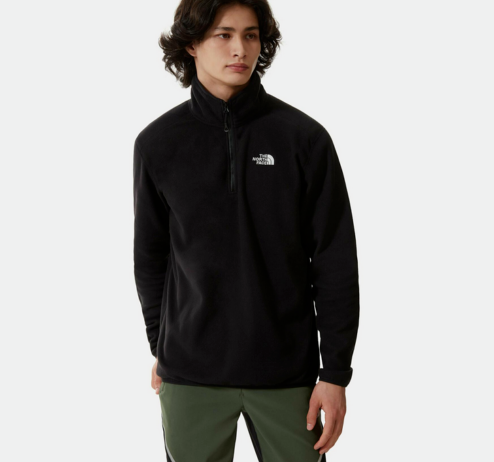 New Mens The North TKA Glacier 100 Fleece 1/2 Zip Jacket Coat